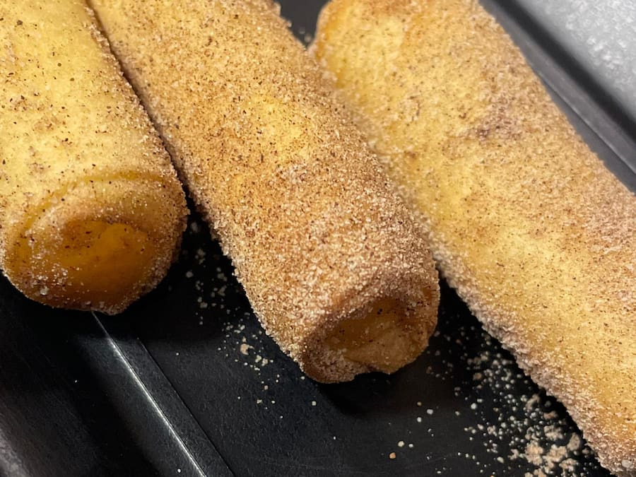 Harumaki Banana com Canela