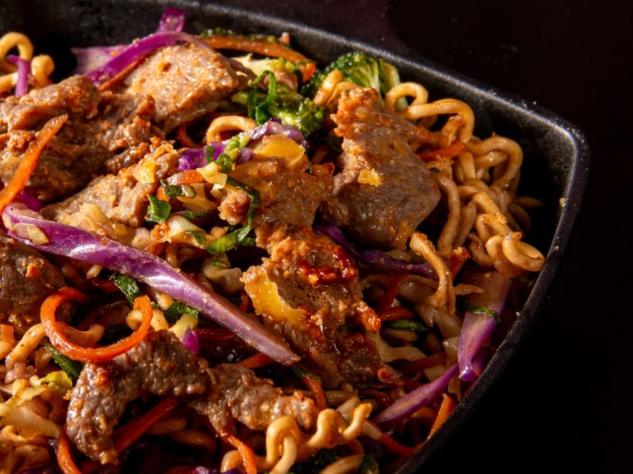 Yakisoba de Carne